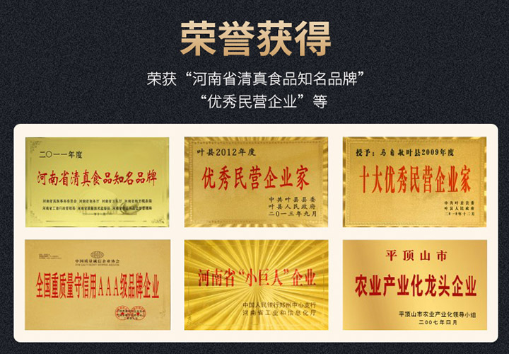 荣誉获得